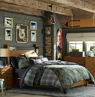 PBteen Burton Collection_Burton Guys Snowboard Jacket Duvet Cover & Sham (Photo: Business Wire)