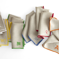Mark and Graham's Typographer's Linen Napkins. (Photo: Business Wire)