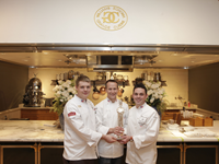 (L-R) Skylar Stover, Commis, Team USA, Phil Tessier, Chef, Team USA, Gavin Kaysen, Head Coach, Team USA. (Photo: Business Wire)