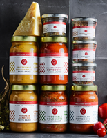 Giada's Collection of premium pasta sauces, seasonings and rubs will be available at all Williams Sonoma retail locations in the U.S. and at williams-sonoma.com. Prices range from $9.95-$12.95. (Photo: Business Wire)