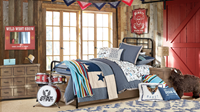 Bedroom from the Junk Gypsy for Pottery Barn Kids collection, debuting today online and at select Pottery Barn Kids stores. (Photo: Business Wire)