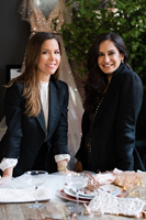 Designer, Monique Lhuillier and Potter Barn EVP of Product Development and Design, Monica Bhargava (Photo: Business Wire)