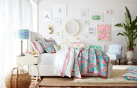 Lilly Pulitzer for Pottery Barn Bedroom (Photo: Business Wire)