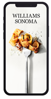 Williams Sonoma Launches New App with Recipes, Registry Services and Enhanced Shopping Experience (Graphic: Williams Sonoma)