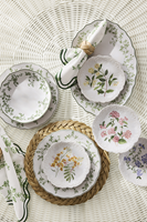 New AERIN Tabletop Collection for Williams Sonoma was inspired by Lauder's East Hampton Garden