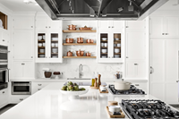 Cabinetry Designed By Christopher Peacock in the newly renovated Williams Sonoma Test Kitchen (Photo: Williams Sonoma)
