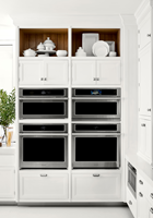 Monogram Oven Wall in Newly Renovated Williams Sonoma Test Kitchen (Photo: Williams Sonoma)