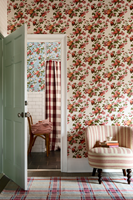 GreenRow Wallpaper on Display at the GreenRow Lake House at the Inn At Serenbe (Photo: GreenRow)