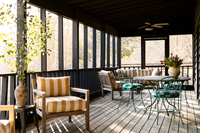 The Porch Area of the GreenRow Lake House at the Inn At Serenbe (Photo: GreenRow)