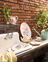 New Floral Dinnerware Collection from the New York Botanical Garden's new Collaboration with GreenRow
