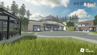 The West Elm Hub in the West Elm Home Design Experience on Roblox (Graphic: West Elm)