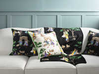 Embroidered Pillows from new Williams Sonoma Home collaboration with acclaimed interior designer, Sheila Bridges (Photo: Williams Sonoma)