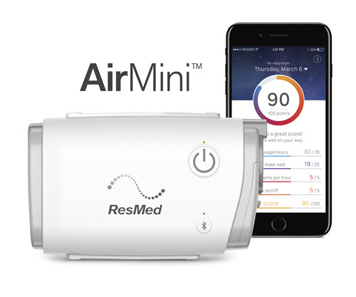 AirMini CPAP and smartphone app
