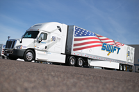 All-American company Swift Transportation celebrates 50th anniversary. (Photo: Business Wire)