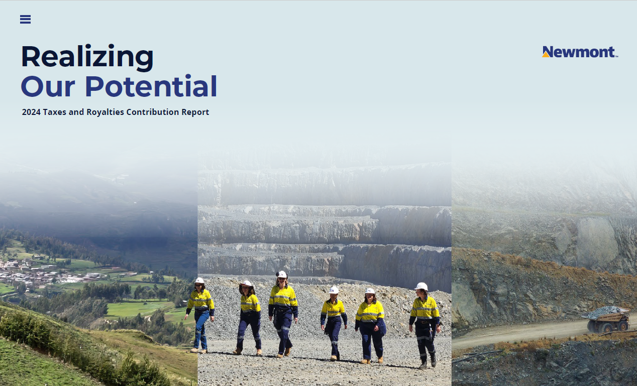 Cover of 2024 Taxes and Royalties Contribution Report