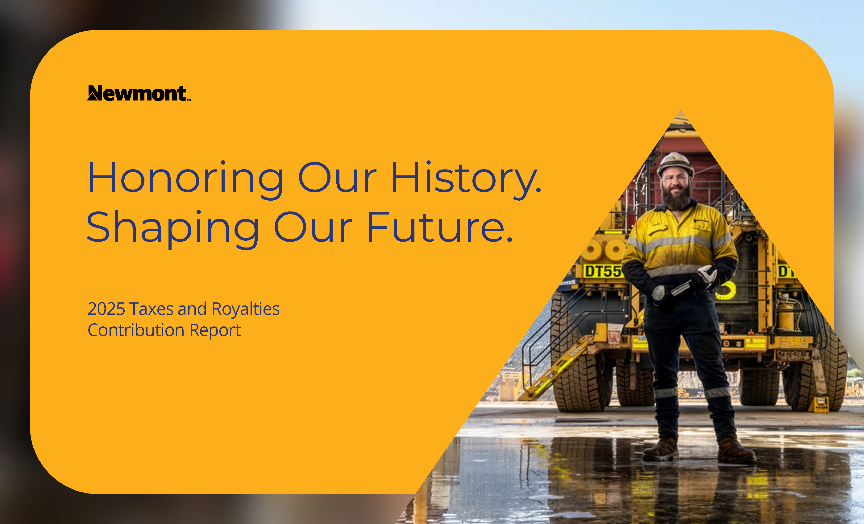 Cover of 2025 Taxes and Royalties Contribution Report