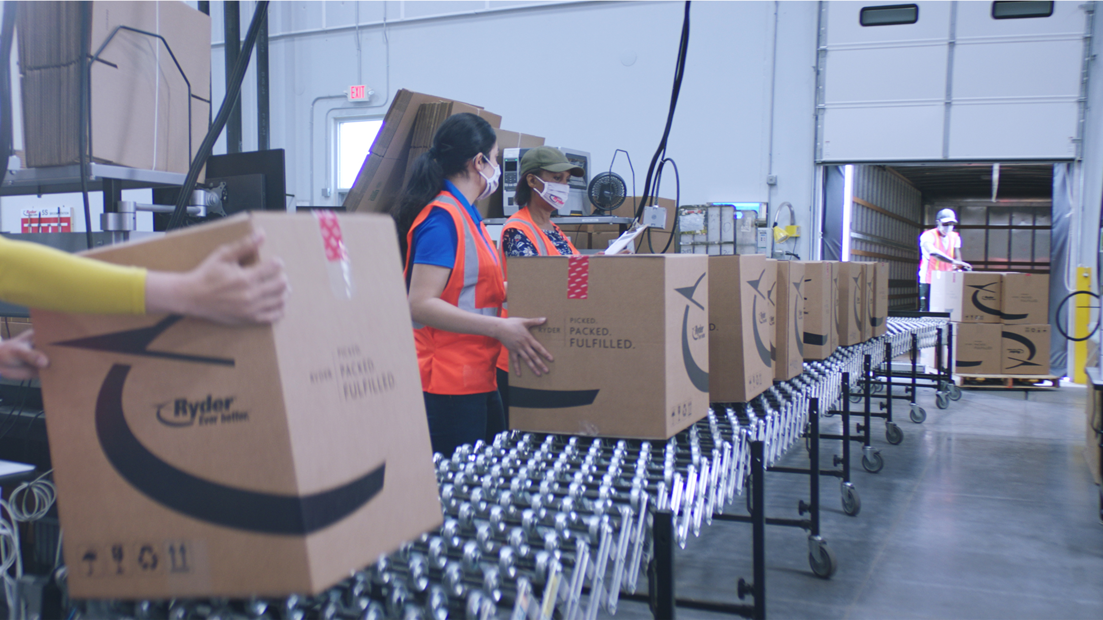 Historically known for its more visible commercial truck rental and leasing business, Ryder’s new brand campaign "Ever better™ World of Logistics" offers a glimpse behind the scenes into the 3PL's supply chain solutions, including its e-commerce fulfillment network. (Photo: Business Wire)