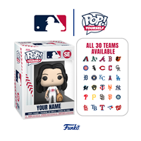 MLB Fans can create their own Pop! figures wearing favorite team logos.