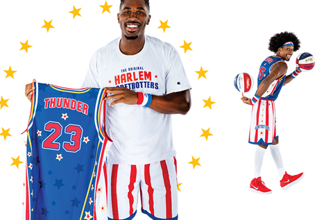 Harlem Globetrotters ユニフォーム Amazon.com: Harlem Globetrotters Hammer #31 Stars Stripes