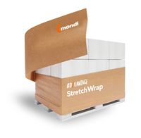 Ad/Vantage StretchWrap paper is a fully recyclable kraft paper that can stretch and resist punctures, making it the perfect replacement for plastic. (Photo: Business Wire)