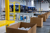 Ranpak’s Cut’it! EVO system uses intelligent rightsizing to reduce package void before automatically closing and sealing the box, leading to savings on transport costs, improved throughput, and greater operational efficiency. The Cut’it! EVO Multi-Lid machine enables up to four unique lids to be placed on boxes on a single line.